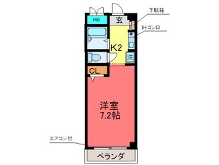 ル－スベリアＪの物件間取画像